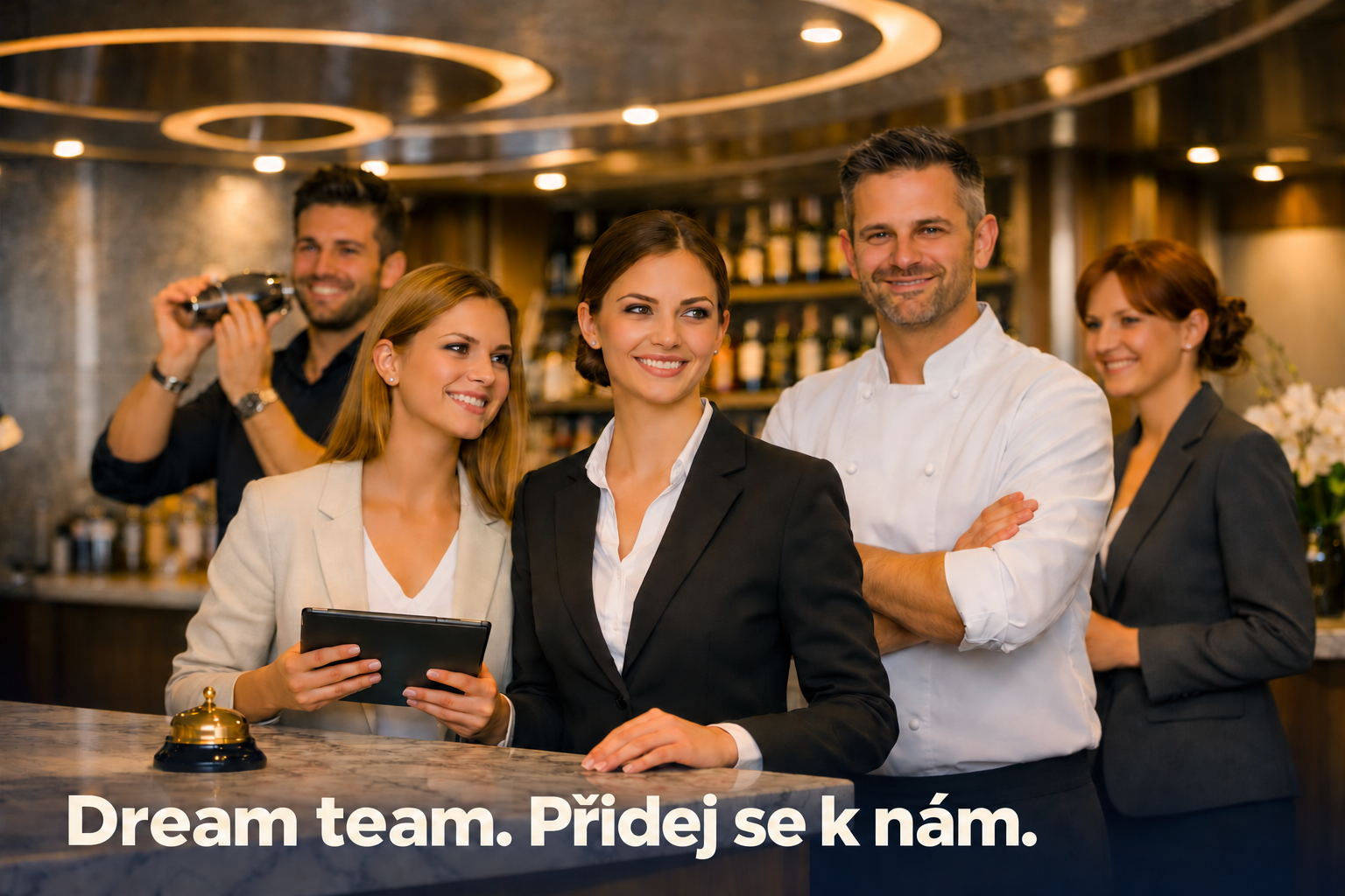 Hotelový tým – Dream team. Přidej se k nám.